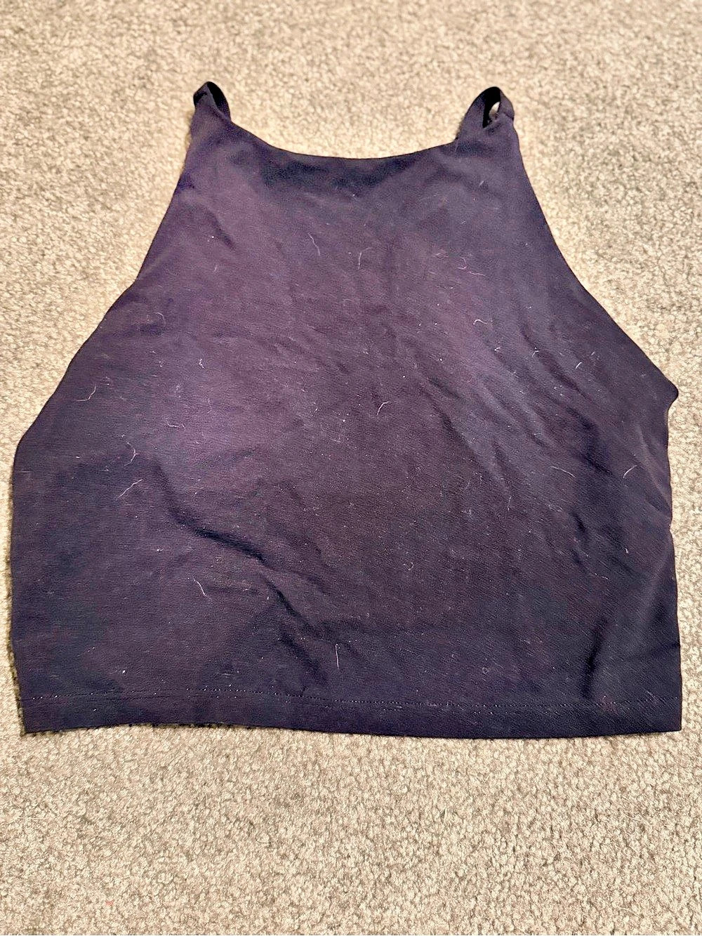 Athleta Conscious Crop Black Crop Top
